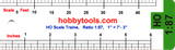 7" Scale Rulers