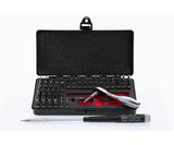 Wiha Ratchet and Micro Bits -Master Tech 65 Piece Set - ESD Handle, Mini In Metal Storage Box