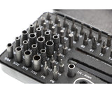 Wiha Ratchet and Micro Bits -Master Tech 65 Piece Set - ESD Handle, Mini In Metal Storage Box