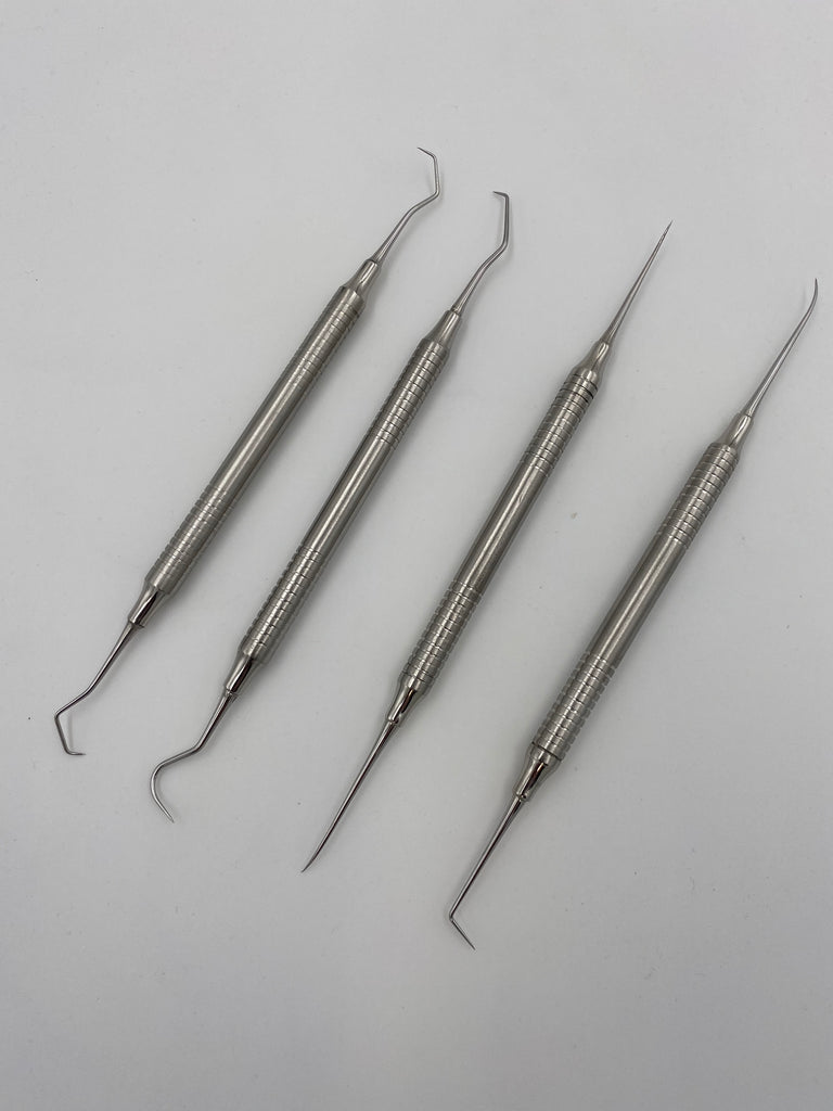 Pick 4Pc Set Double Ended Heavy Duty Stainless Steel