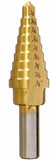 TITANIUM COATED STEP DRILL 1/4" - 3/4"