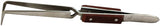6.1/2"/90 Degree Curved Fiber Grip Cross Action Tweezer