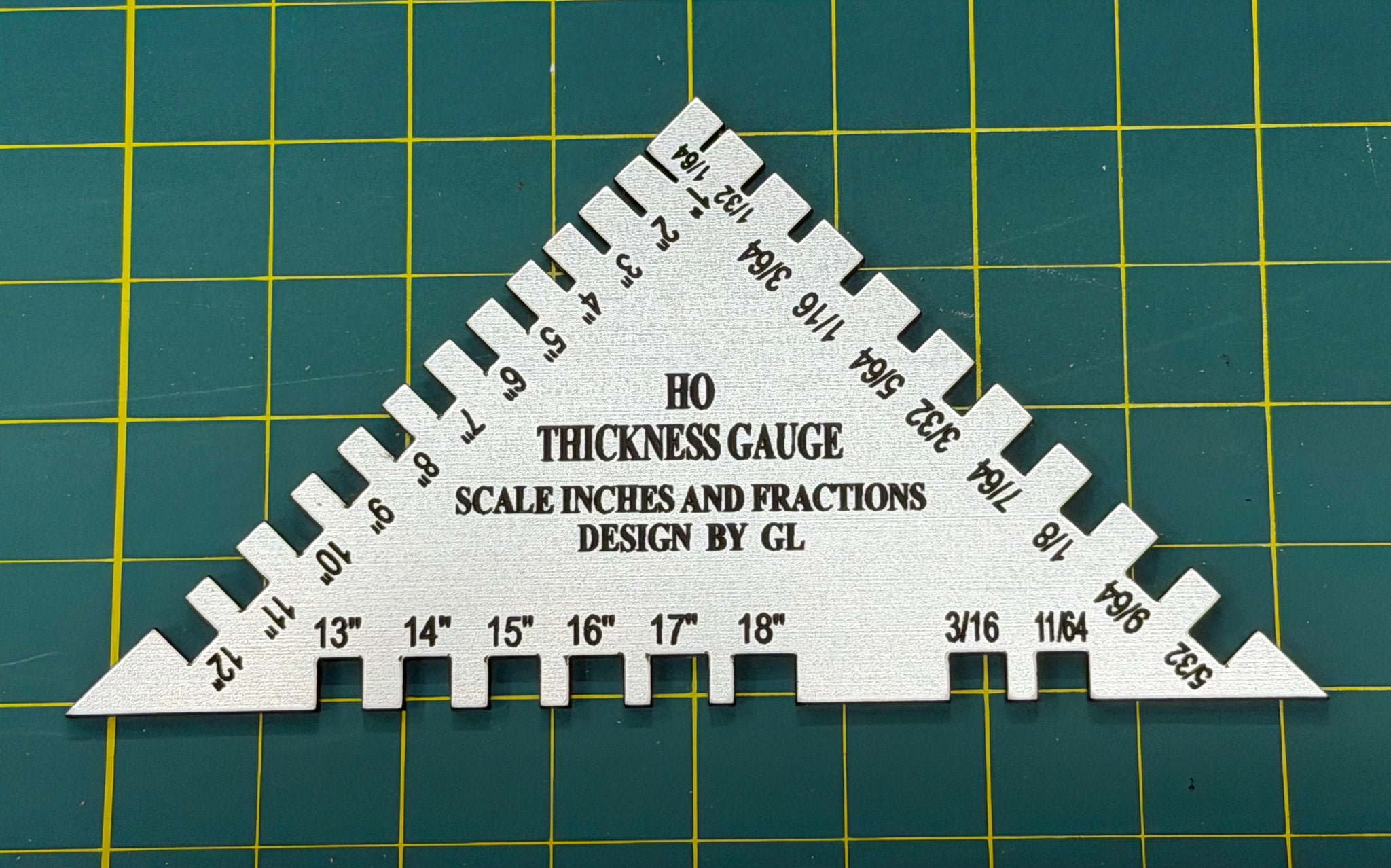 Ho Scale Inches Lumber Thickness Gauge for HO/HOn3 – HobbyTools.com