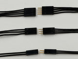 Mini Micro pin connectors with 6" leads