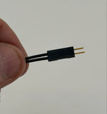 Mini Micro pin connectors with 6" leads