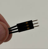 Mini Micro pin connectors with 6" leads