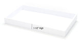 14" x 1 1/2" Jeweler's / Parts ABS Plastic Trays in White or Black