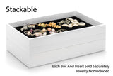 14" x 2" Jeweler's / Parts ABS Plastic Trays in White or Black