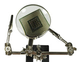Magnifier 4x/ 2-1/2" Glass Lens Helping Hand