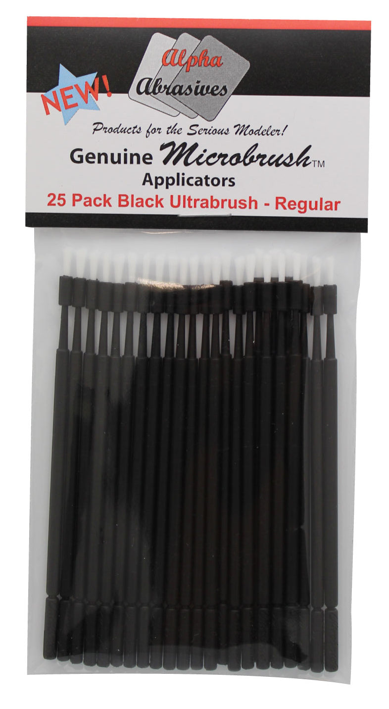 Brush Micro Ultrabrush Regular Blue 25 Pack HobbyTools