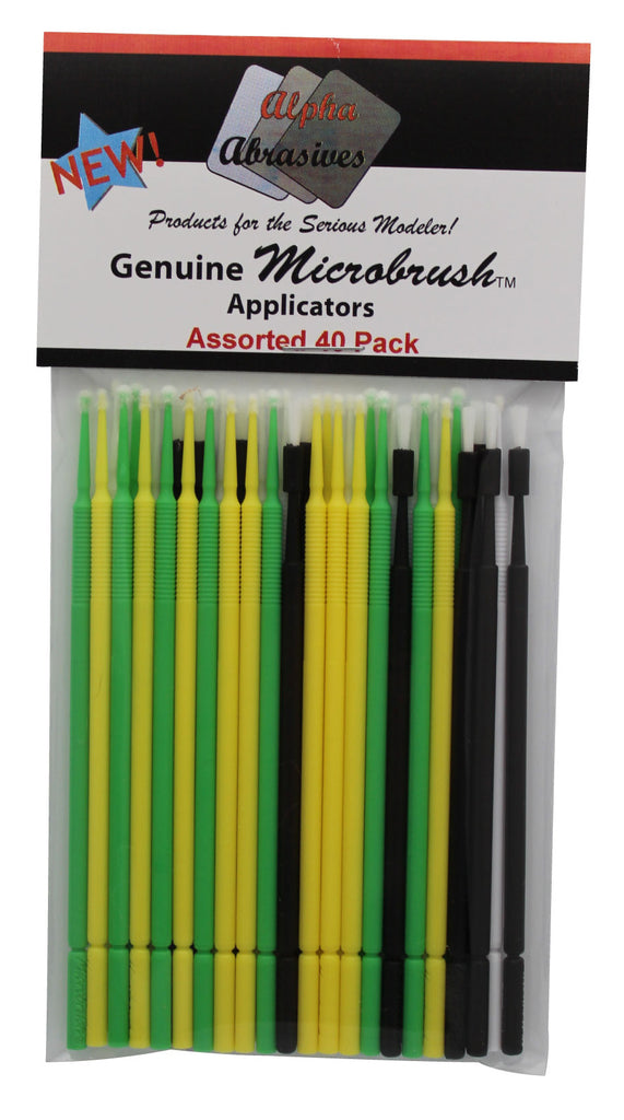 Brush - Micro - Assorted -40 Pack – HobbyTools.com