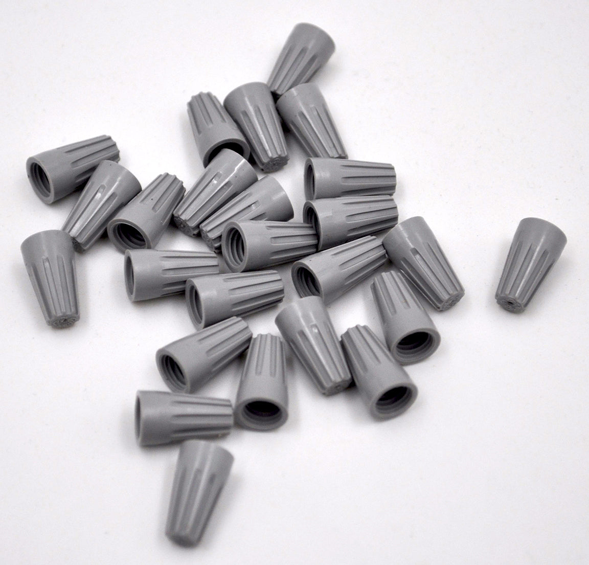 225FWY 25-Pack Grey Twist-On Wire Connectors - 22-16 Gauge, UL Listed