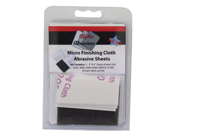 Finishing Cloth - Micro Abrasive Pads - Assorted - 6 Pack