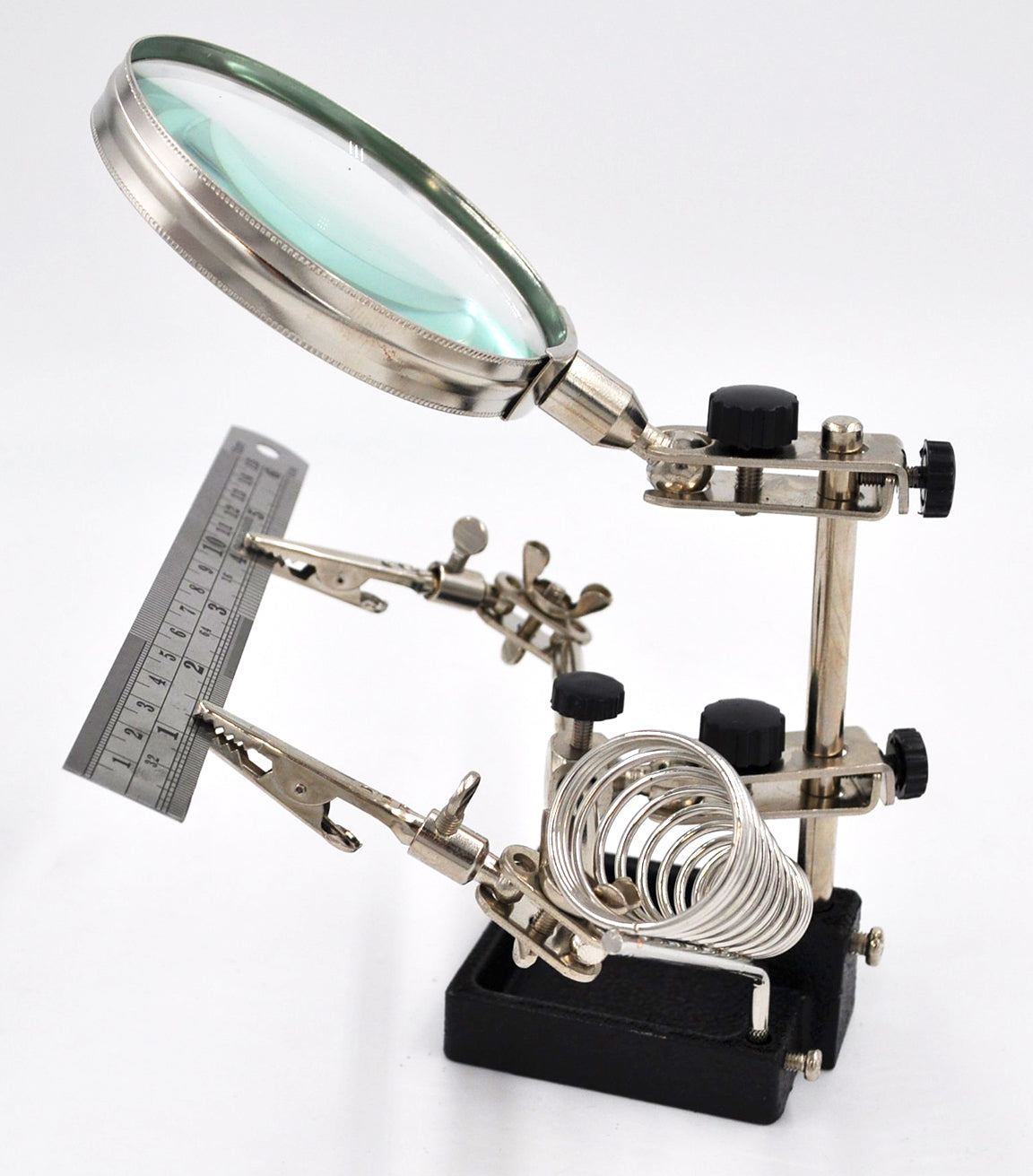 Hands Free Coil Stand Magnifying Glass
