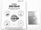 NMRA Standards Gauge - OO/On3 Scale
