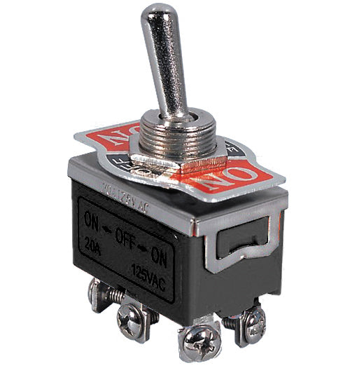 Switch - Heavy Duty Toggle Switch - MOM  -  DPDT  --  (ON)/OFF/(ON)