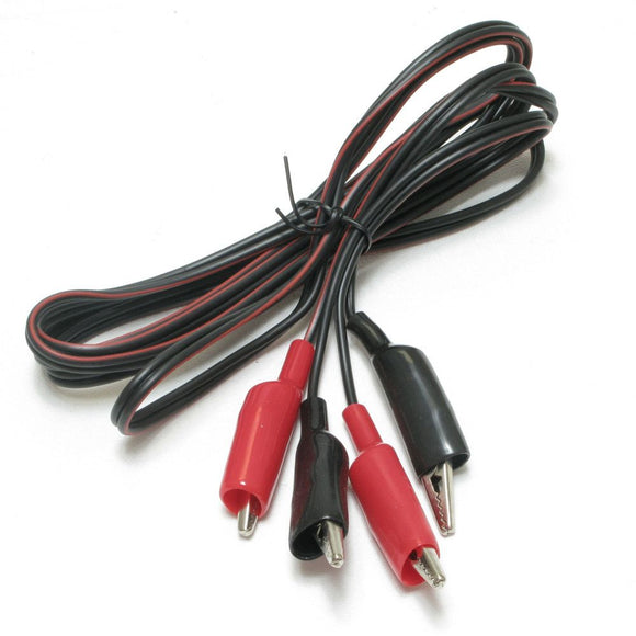 Test Lead - Heavy Duty Red and Black Test Leads with Alligator Clips