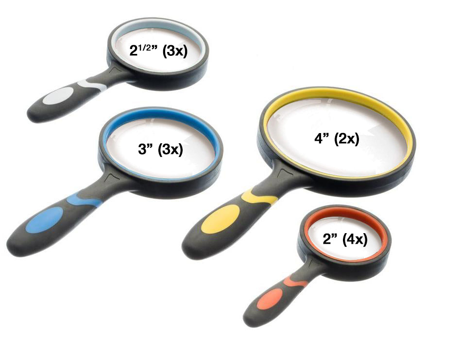 Magnifier - Rubber Handheld - 4X – HobbyTools.com