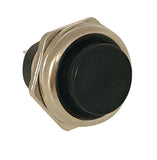 Switch - Push Button - Black  -  MOM  - SPST OFF/(ON)
