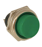 Switch - Push Button - Green  -  MOM  -  SPST  --  ON/(OFF)