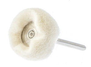 Buff and Polishing Wheel - White Soft Wool