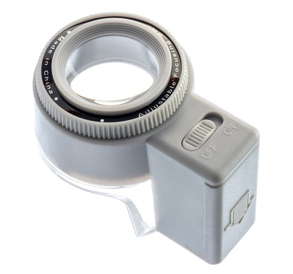 Magnifier - 8x Illuminated Adjustable Stand Magnifier With Scale ...