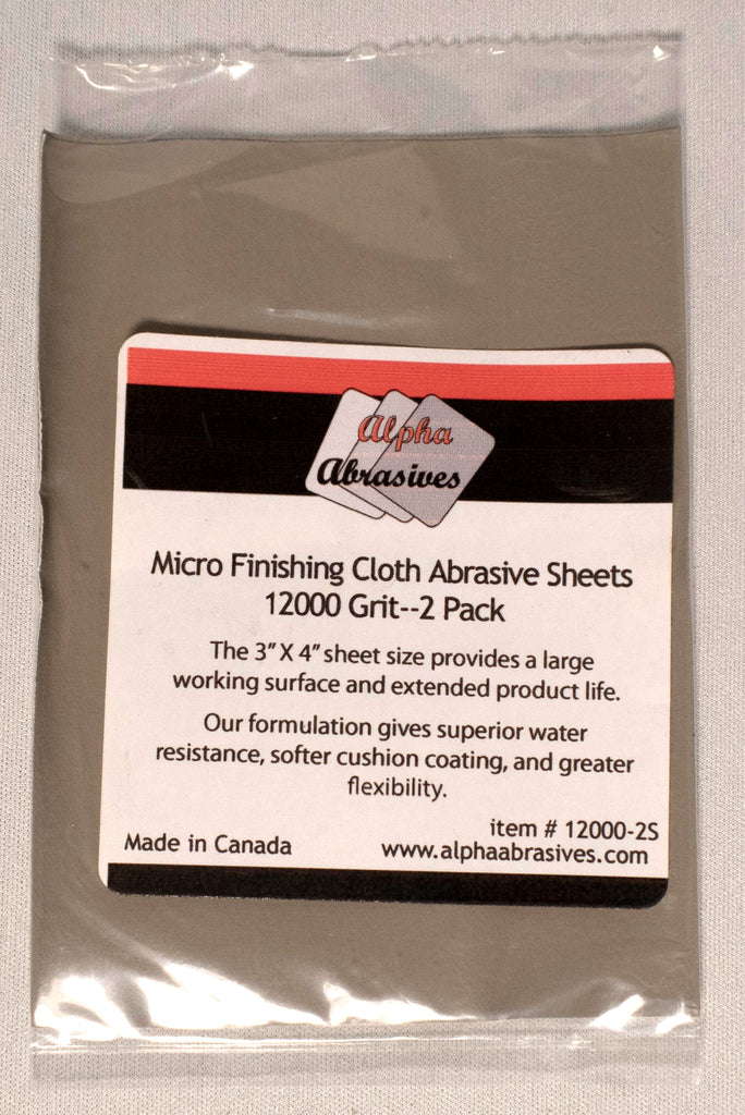 Finishing Cloth - Micro Abrasive Sheets- 12000 Grit – HobbyTools.com