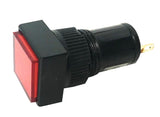 LED Panel Lamp Square Illuminated - RED