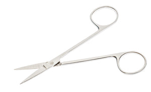 Scissor - Straight Stainless Steel Iris Scissor - 4.5"