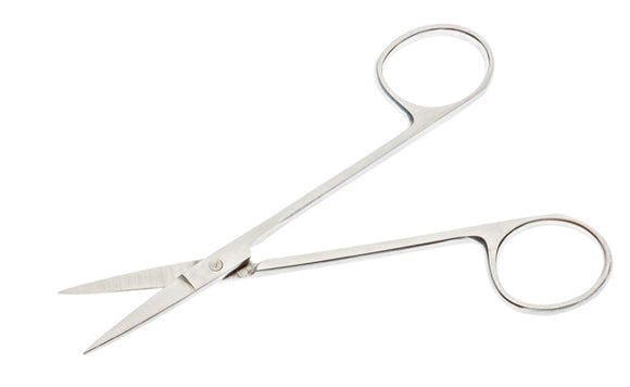Scissor - Straight Stainless Steel Iris Scissor - 4.5